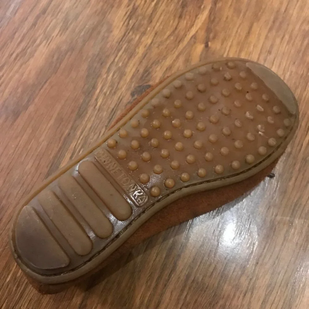 Kids beaded suede minnetonka moccasins